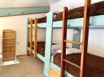 Loft with two sets of bunks